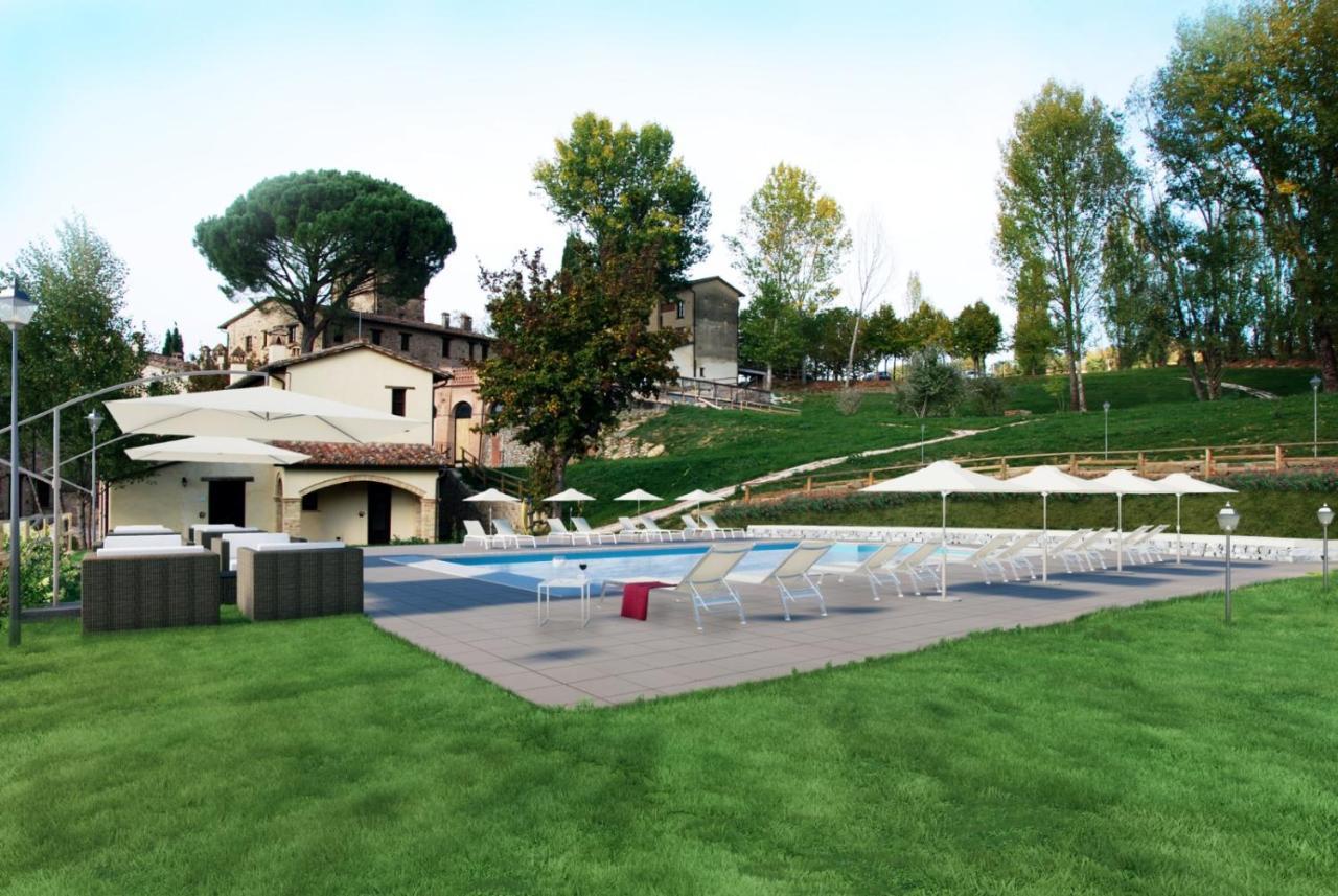Gh Borgo Pulciano Agriturismo モントーネ エクステリア 写真